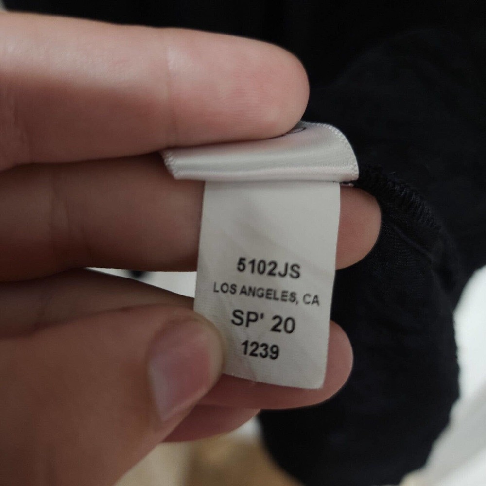 Nation Ltd Womens Dress Liza Black Leopard Animal Trapeze Mini Tiered Ruffle M - Picture 10 of 13